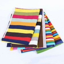 Regenbogen Mehrfach Gestreift Stoff Baumwolle Basteln Vorhang Polster 1X1.5M Diy