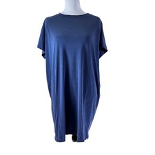 Madewell Blue Casual Short Sleeve Shirt Dress size Small