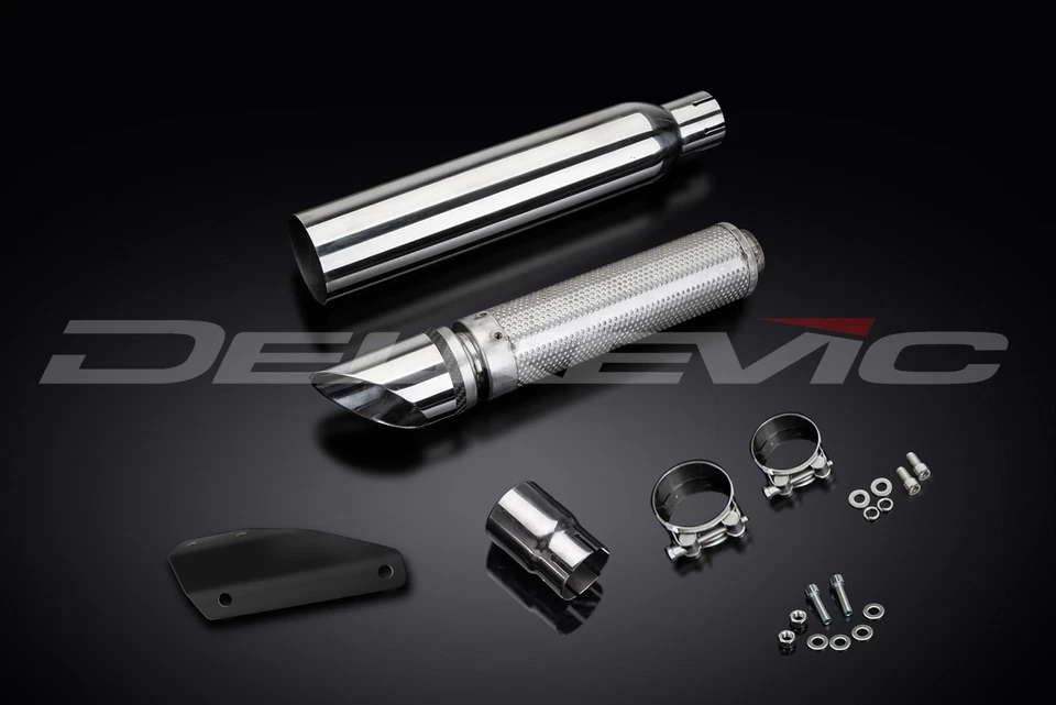 Silenciador de escape personalizado Yamaha V Star 950 2009-2017 16" punta de corte de acero inoxidable Foto 3 de 4