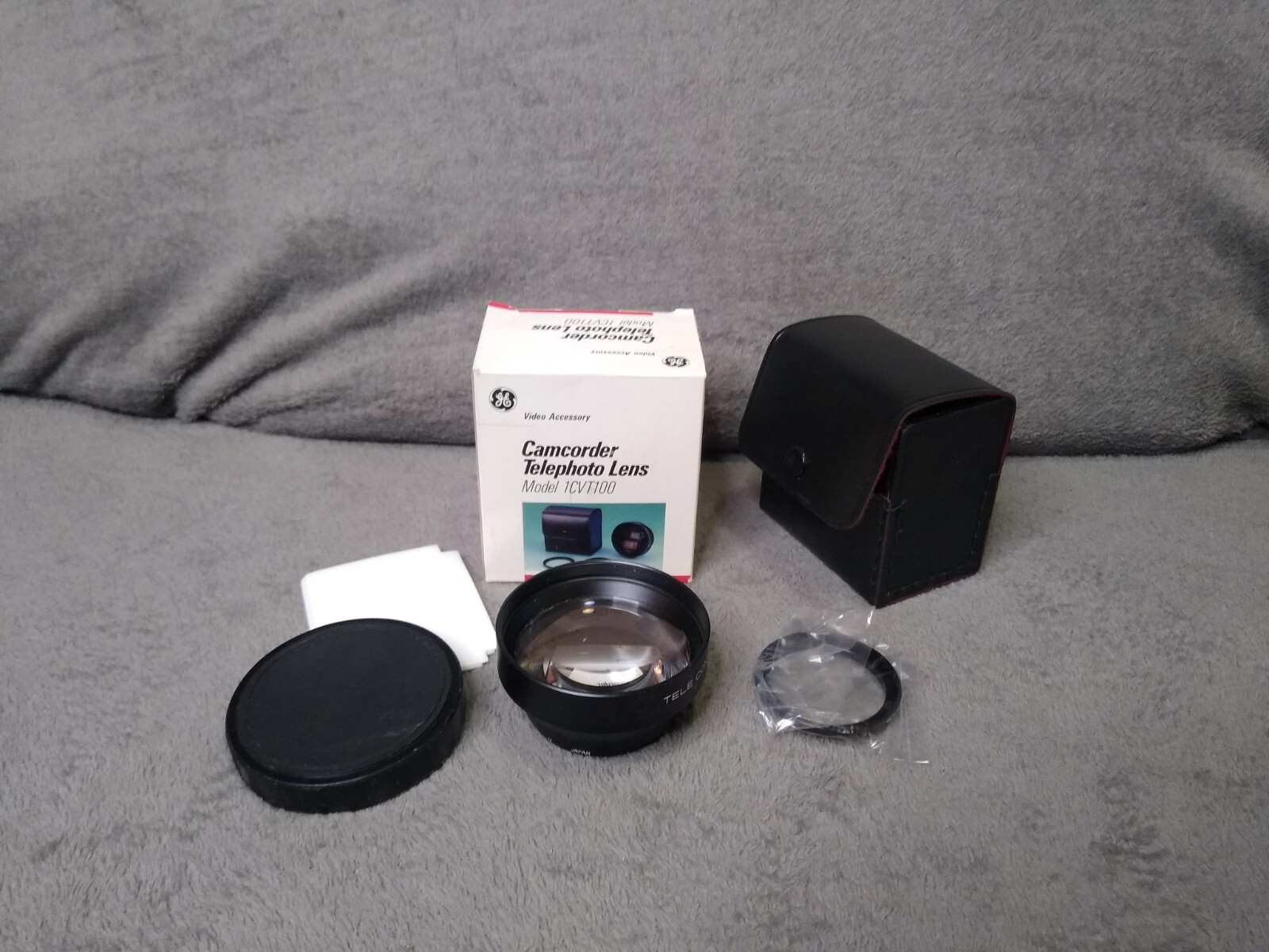 GE Camcorder Telephoto Lens Model 1CVT100 Fits Most Camcoders-image