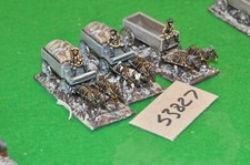 15mm WW1 / generic - 3 wagons - vehicles (53827)