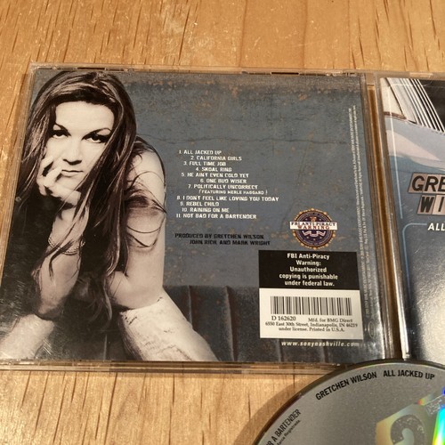 Gretchen Wilson – All Jacked Up CD 1st US press BMG sugarland sara evans - Picture 3 of 5