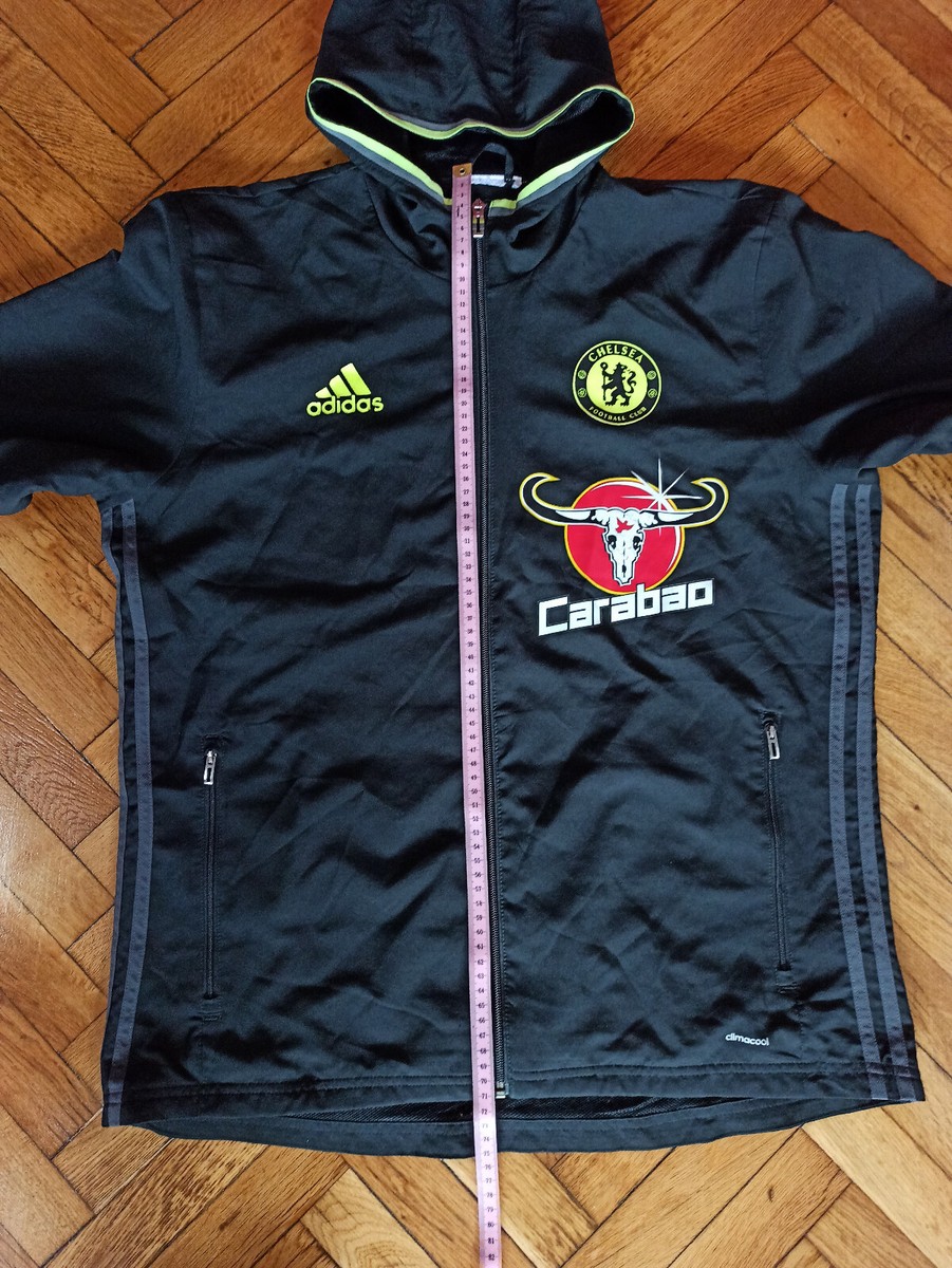 Chelsea Soccer Zip Top England Hooded Adidas Coat Football