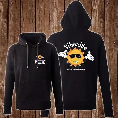 Herren Vibealite Deluxe 90er Rave Hoodie Fantazia Traumlandschaft Helter Skelter - Bild 1 von 3
