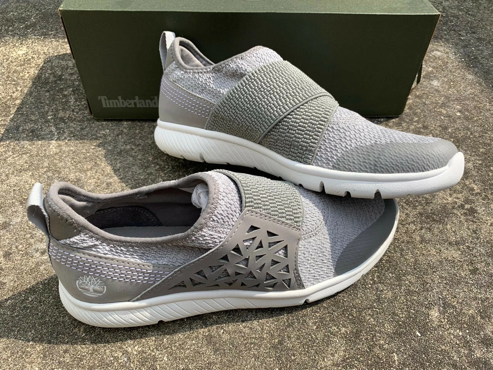 Scarpe sneakers Timberland donna Boltero basse passeggio corsa palestra grigio A1R32