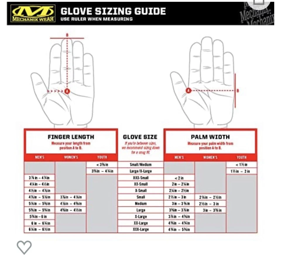 Mechanix Wear - “MD” MPACT RESISTANT 工作手套 - M-PACT® - 黑色/红色 — 第 3/3 张图片
