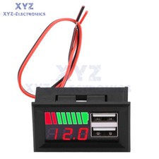 Digital Lead-acid /Li-ion Battery Capacity Voltage Meter Battery Level Indicator