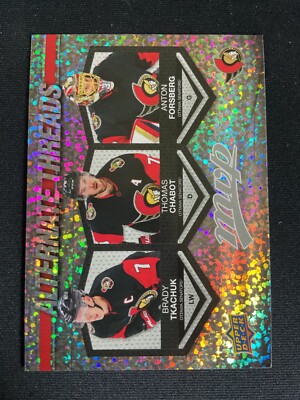 Chabot / Forsberg / Tkachuk 2023-24 Upper Deck MVP Alternate Threads #AT-19