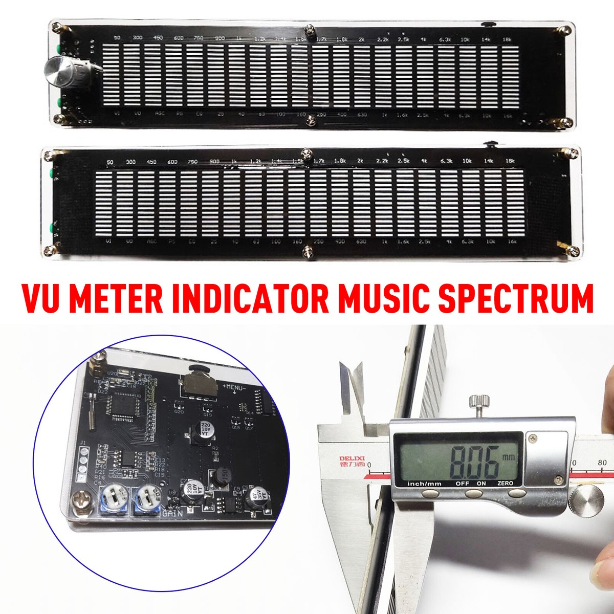 鍵盤楽器 Noisyfruitslab VU Level Meter VU Level Meter for Eurorack Synthesizer – NoisyFruitsLab
