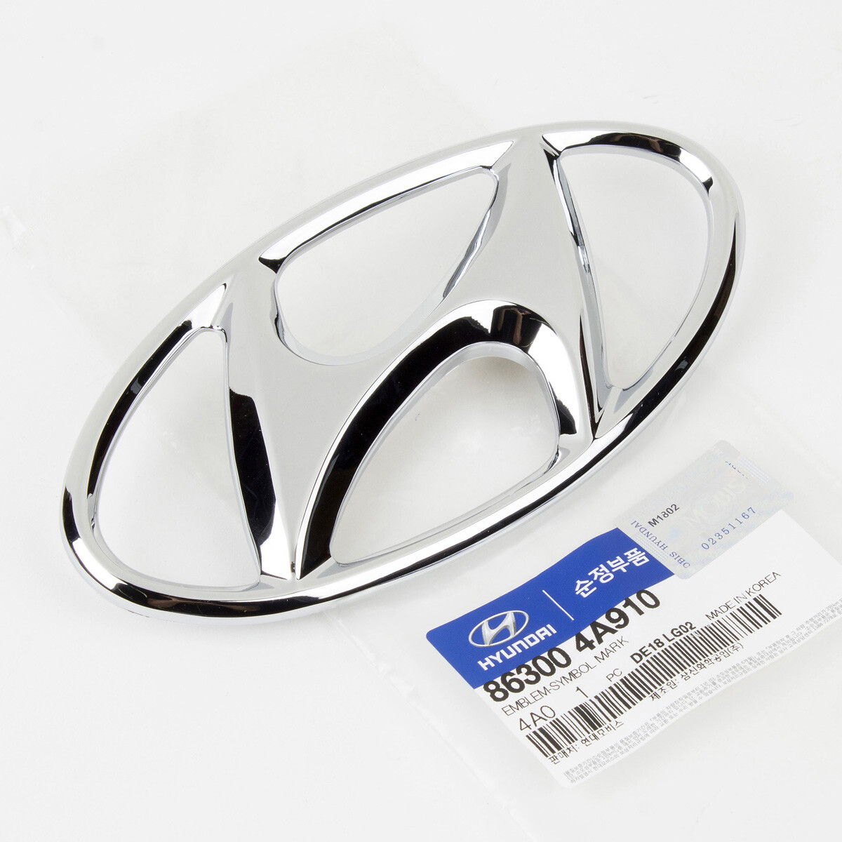 Genuine OEM Hyundai Front Emblem 86300-4A910 - SEE DESCRIPTION FOR ...