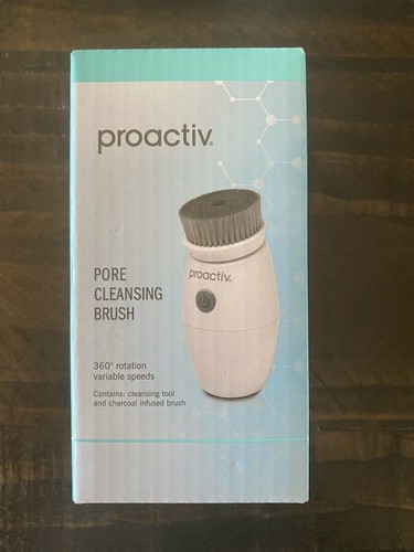 Proactiv Pore Cleansing Brush Charcoal Infused Face Brush 360 Rotation Brand New - Picture 1 of 3