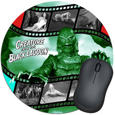 Creature From The Black Lagoon Mousepad / Large Coaster 7.5" Round Neoprene Pad