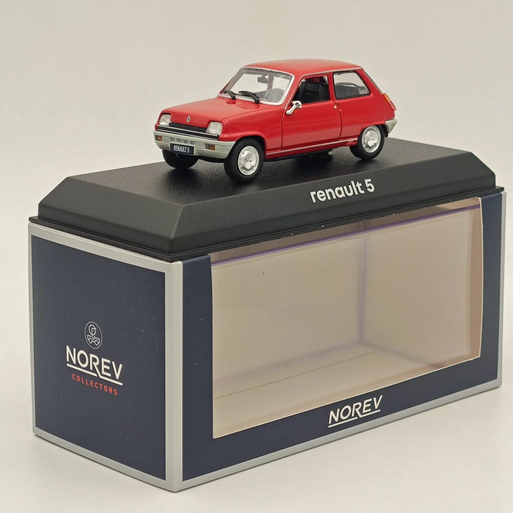 Miniature Norev N°227 Renault 14 TL Rouge, échelle 1/43, Série Les Miniatures, 1980