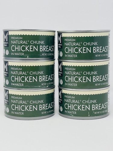 6 Member’s Mark Premium Natural Chunk Chicken Breast in Water 12.5 oz/354g New - 第 1/5 張圖片