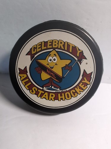 Celebrity All Stars Hockey NHL Signed Puck Auto Autographed Rare Five Signatures - Picture 2 of 11
