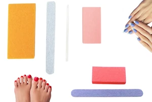 Ensemble de soins jetables pour ongles, 4-in-1 Trousse de pédicure et 2-in-1 Trousse de manucure
