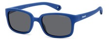 Polaroid Pld K008/S Fll M9 Matte Blue/Grey Polarized Sunglasses For Kids
