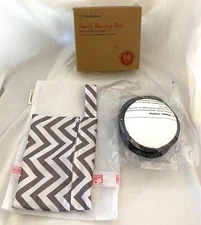 14 - Washable Nursing Pads for Breastfeeding Medium (A-C Cups) Midnight Black