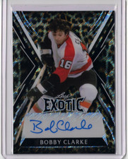 BOBBY CLARKE 2024 23/24 Leaf Metal Exotic LEOPARD SP Auto Autograph Signed #6/6