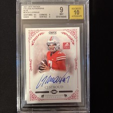 2022 ONYX VINTAGE CJ STROUD AUTO BLUE/300 Becket 9 auto 10 RC