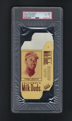 Fergie Jenkins #21 1971 Milk Duds Complete Box card