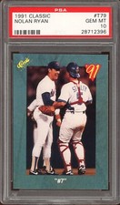 1991 Classic Baseball #T79 Nolan Ryan PSA 10