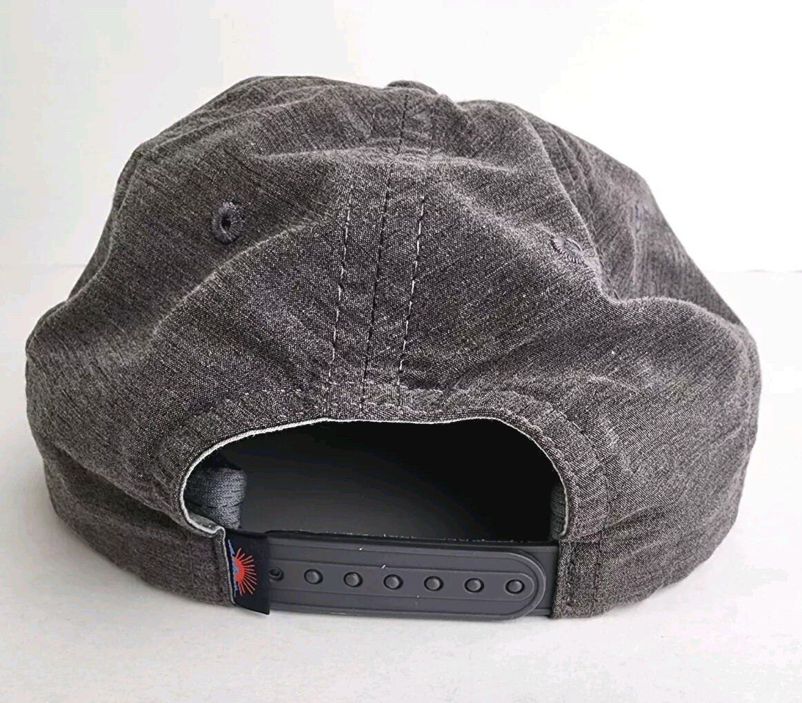 Faherty Brand Grey Polyester Blend Adjustable Bal… - image 5