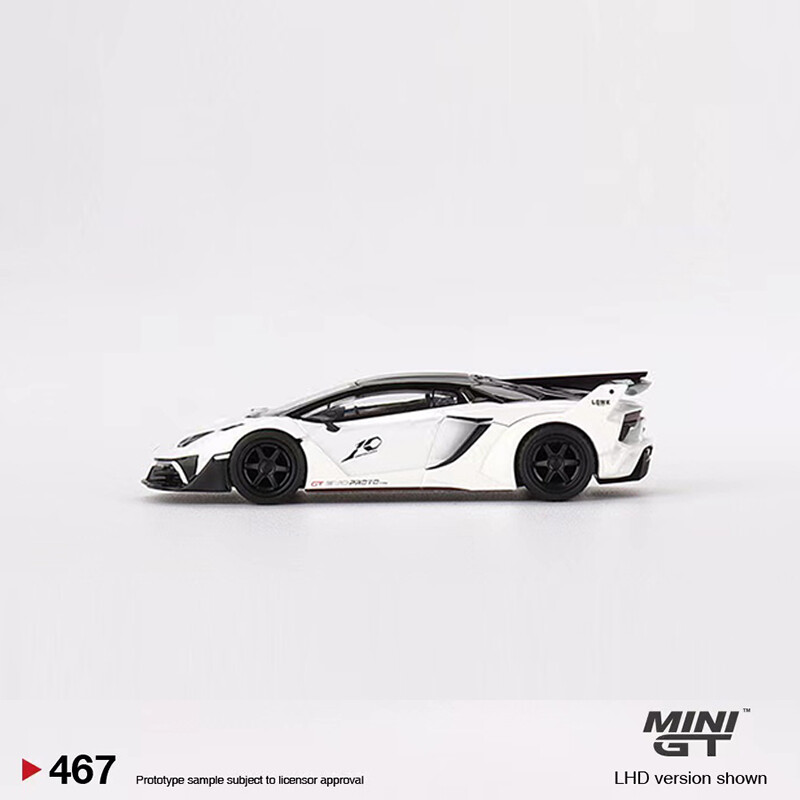 MINI GT 1:64 Model Car Lambor Aventador GT EVO Silhouette WORKS