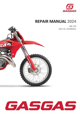 GasGas Gas Gas Service Workshop Shop Manual  2024 MC 125.