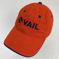 Vail Orange Blue Youth Ball Cap Hat Adjustable Baseball