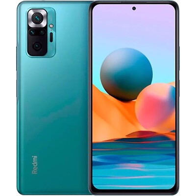 Xiaomi Redmi Note 10 Pro 4G Aurora Green 128GB + 8GB Dual-SIM Unlocked NEW