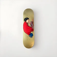 Hook Ups JK Ind. Akira Tetsuo Transformation 8.25" Gold Dip Limited Skateboard