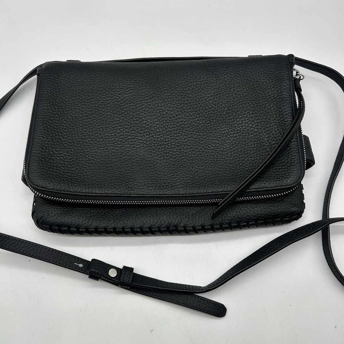 ALLSAINTS♢スエードレザーバッグblack オールセインツBEN B ALLSAINTS♢スエードレザーバッグblack オールセインツBEN B