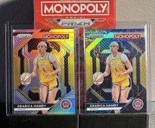 2024 Prizm Monopoly WNBA Dearica Hamby # WNBA23 Silver & Red Classic Icons