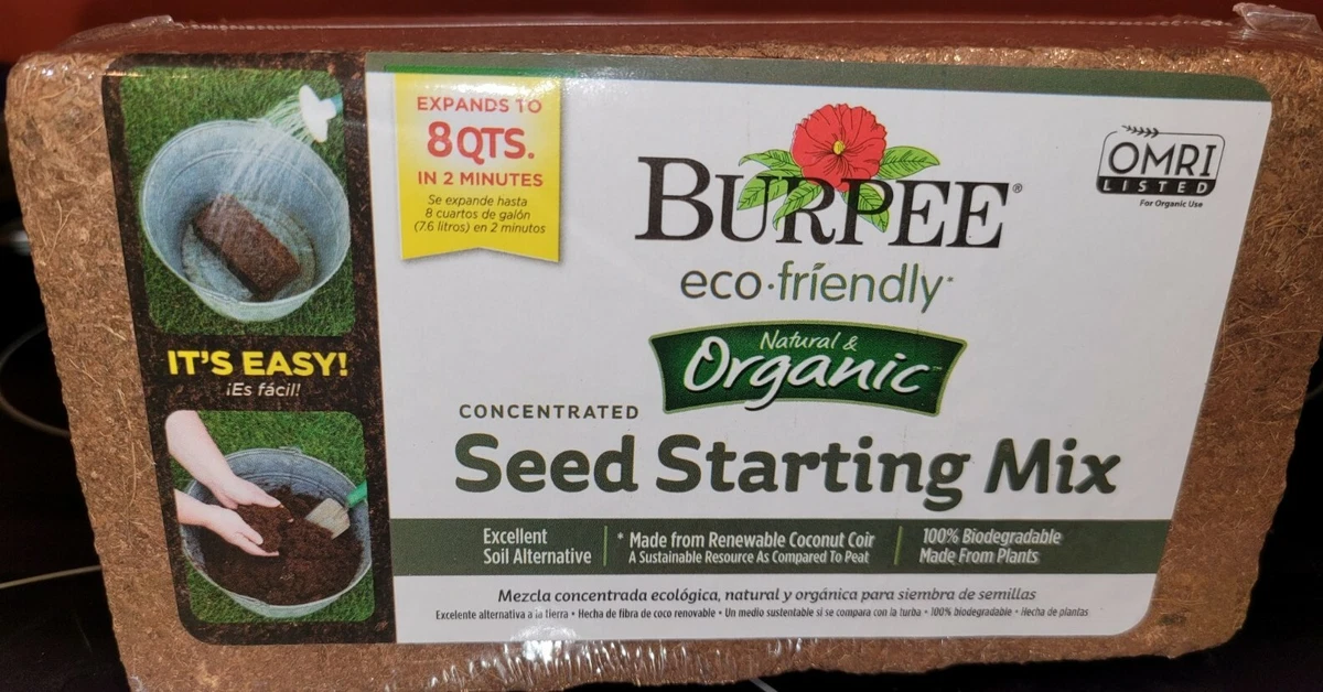 ORGANIC SEED STARTING MIX from Coconut fiber GREENHOUSE QUALITY