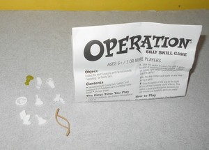 Operacion De Mb Piezas De Reemplazo Funanatomy Piezas Tonto Habilidad Fx Juego De Mesa 9 Ebay