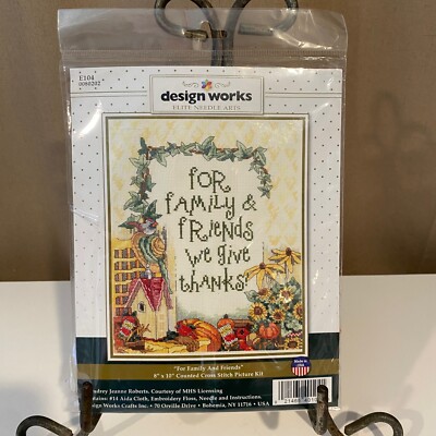 Design Works  For Family & Friends  Cross Stitch Kit 8x10 Audrey Jean Roberts