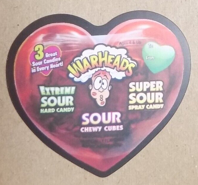 WARHEADS WACKY MINI-STICKER...APPROX - 2 1/4" X 1 3/4"