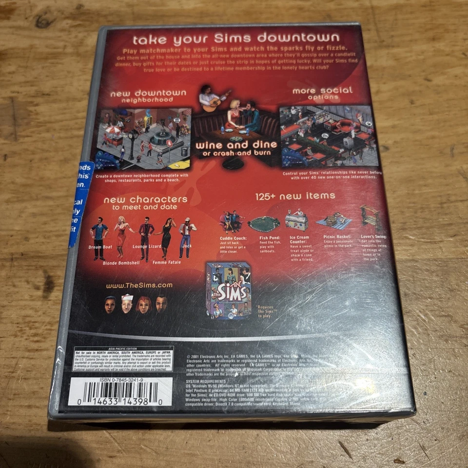 The Sims Hot Date Expansion Pack Bonus Vacation PC DVD Rom NEW PAL FreePost - Image 3 of 4