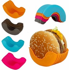 R&uuml;ckziehbarer Burgerhalter Silikon wiederverwendbarer Burger Hamburgerhalter Box