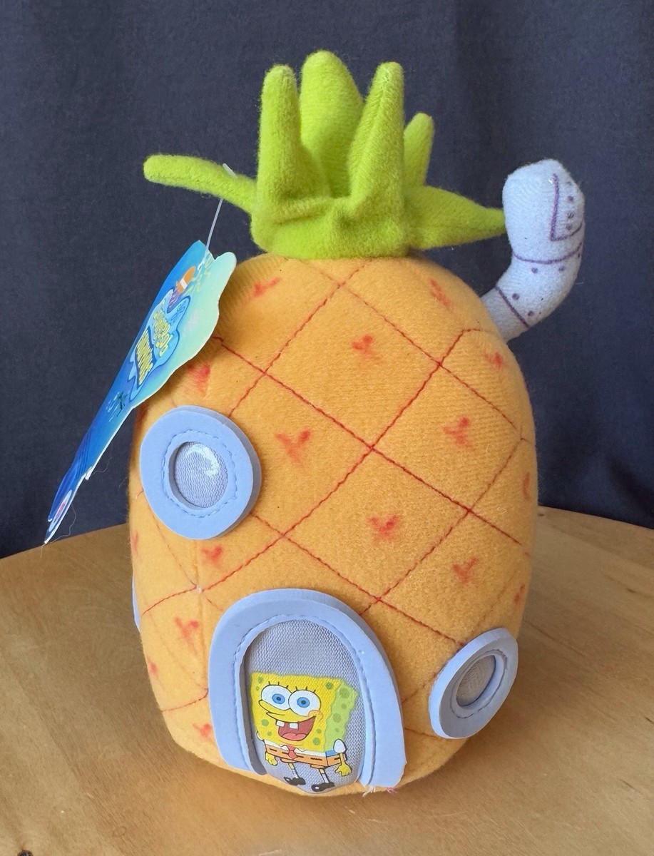 2002 SpongeBob 🔥 PINEAPPLE HOUSE 7” Plush 🔥Nick/NANCO ~MINT w