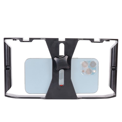 ABS Handy Rig Aufnahme Video Kamera Käfig Mikrofon Halterung Film Stabilisator - Bild 8 von 11