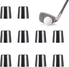 Vin Beauty 10pcs Black Golf Tapered Ferrules, Tip Size .370 Golf Iron Ferrule...
