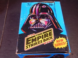 Vintage Topps Star Wars ESB Empire Strikes Back Cards Counter Display Box ONLY