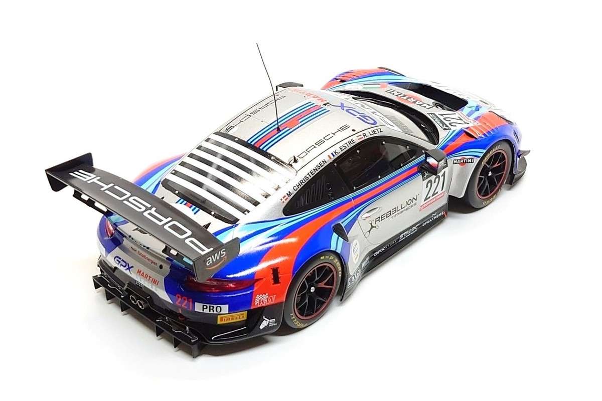 ixo 1:18 Porsche 911 GT3 R #221 GPX Martini Racing - 24h Spa 2022