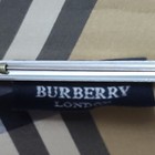 Burberry Women's Compact Folding Umbrella Beige Plaid Check Logo Hook Handle — photo 5