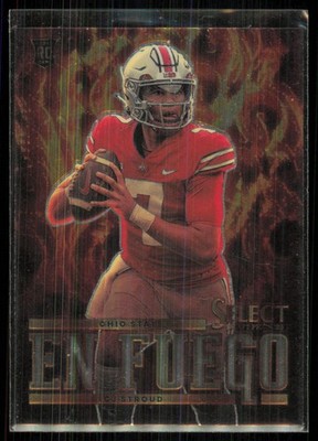 2023 Panini Select Draft Picks En Fuego C.J. Stroud Rookie #EF-CS