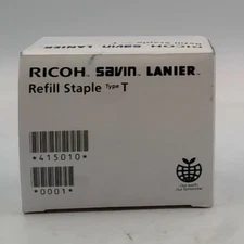 Genuine Ricoh Savin Lanier Refill Staple Type T 415010 2 Cartridges