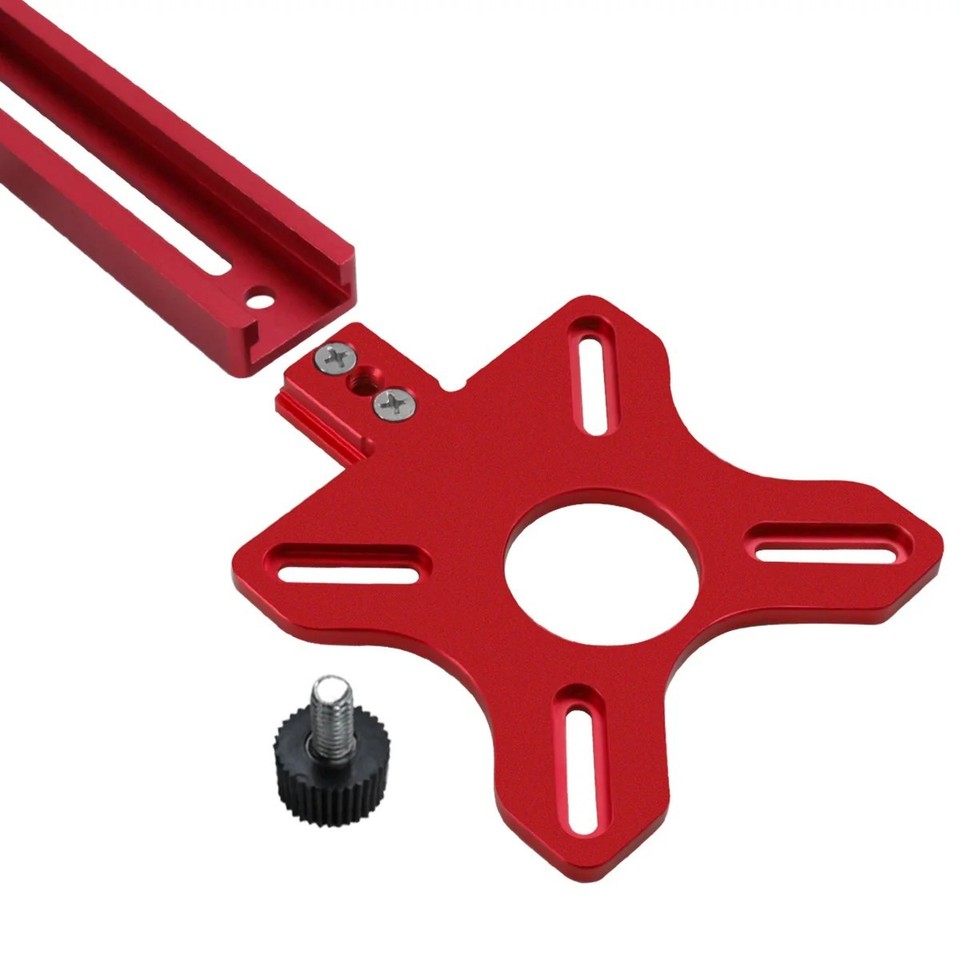 3in1 Router Circle Cutting Jig Woodworking Groove Bracket Hardware ...