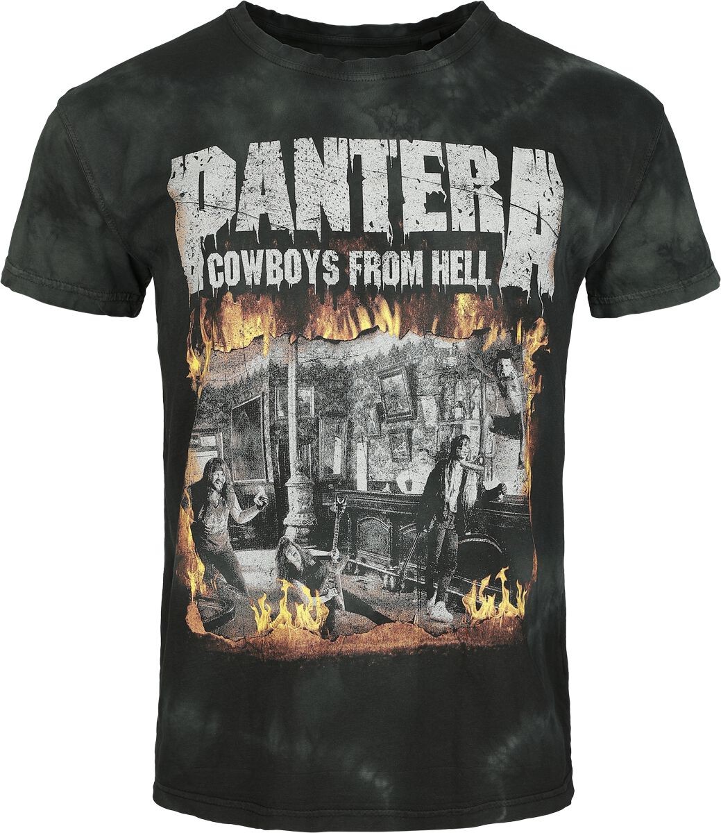 Футболка Pantera Herren Cowboys из группы Hell grün-Товары, Группы